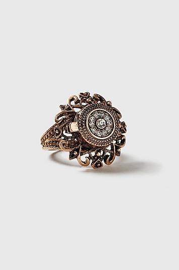 Topshop *filigree Locket Ring