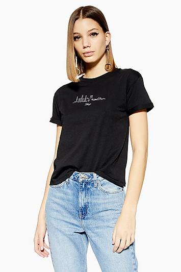 Topshop Tall Tokyo Skyline T-shirt
