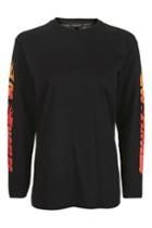 Topshop Petite Flame Arm Graphic Tee