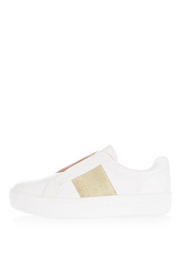 Topshop Tangle White Trainer