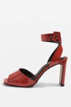 Topshop Roux Patent Square Toe Shoes