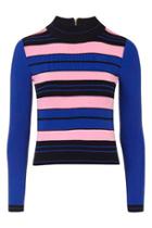 Topshop Hyper Colour Stripe Top
