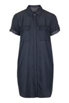 Topshop D-ring Pocket Shirt Dress