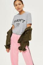 Topshop 'army' T-shirt By Tee & Cake