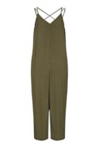 Topshop Petite Slouch Strappy Jumpsuit