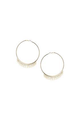 Topshop Flat Hoop Earrings