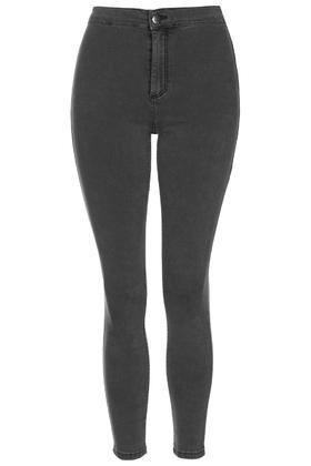 Topshop Petite Grey Joni Jeans