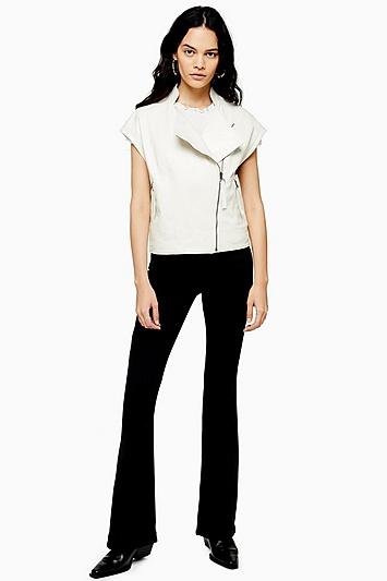 Topshop Black Flare Jamie Jeans