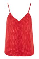 Topshop Pinspot Button Camisole