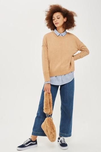 Topshop Super Soft Crew Neck Sweater