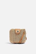 Topshop Friday Wicker Cross Body Bag