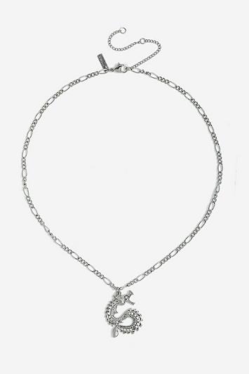 Topshop *ditsy Dragon Necklace