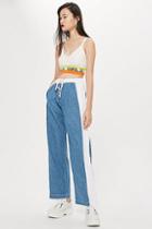 Topshop Colour Block Lightweight Jeans