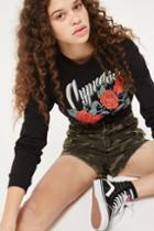 Topshop 'cypress Hill' Knot Cropped Sweatshirt By And Finally
