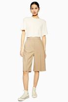 Topshop *beige City Shorts By Boutique