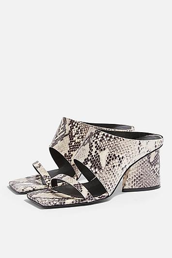 Topshop Rena Square Toe Mules