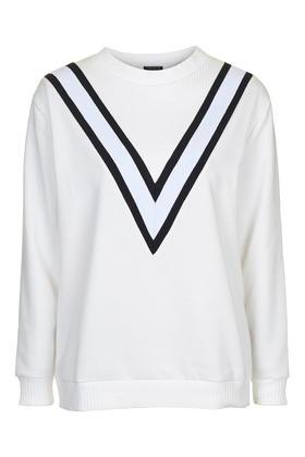 Topshop Sporty Colour Block Sweatshirt