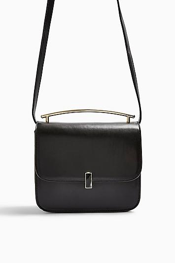 Topshop Sahara Black Cross Body Bag
