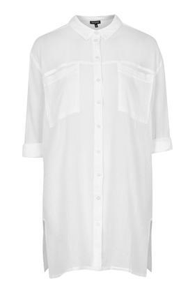 Topshop Crinkle Beach Shirt