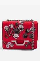 Topshop Kylie Sequin Suedette Cross Body Bag