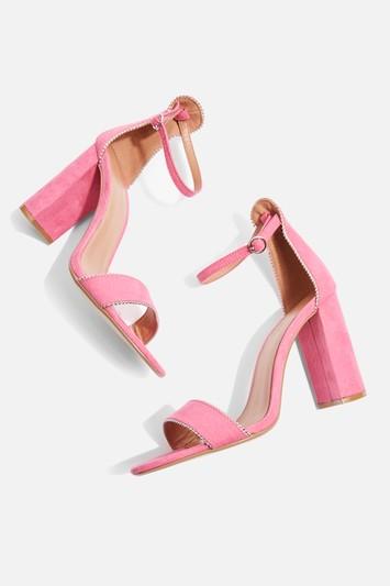 Topshop Selma Silver Trim Sandals