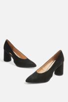 Topshop *wide Fit Ginger Leather Court Shoes