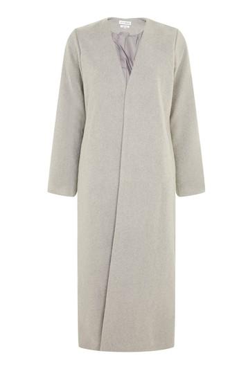 Topshop Maxi Overcoat By Native Youth