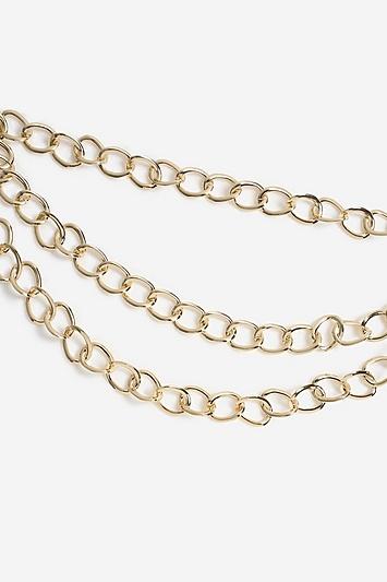 Topshop *chunky Layered Chain Necklace