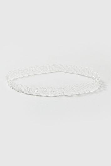 Topshop Clear Bead Tattoo Choker
