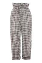 Topshop Window Checked Slouch Trousers