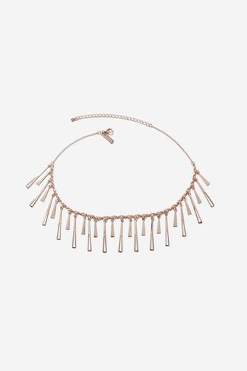 Topshop Metal Stick Choker Necklace