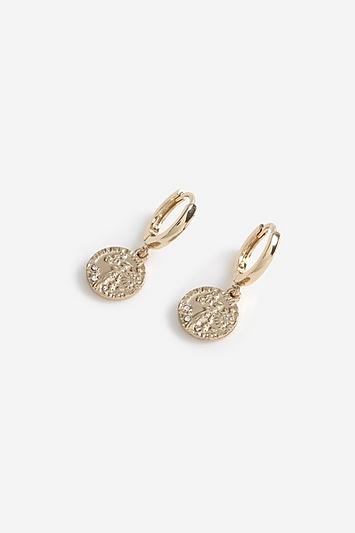 Topshop *freedom Finer Coin Drop Earrings