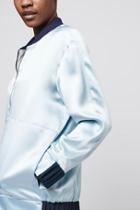 Topshop Satin Bomber Jacket By Boutique