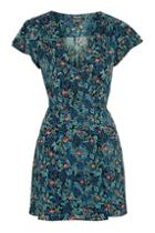 Topshop Petite Ditsy Floral Wrap Dress