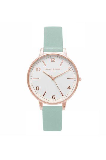 Topshop *white Dial Watch By Olivia Burton