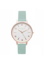 Topshop *white Dial Watch By Olivia Burton