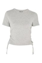 Topshop Petite Corset Side T-shirt
