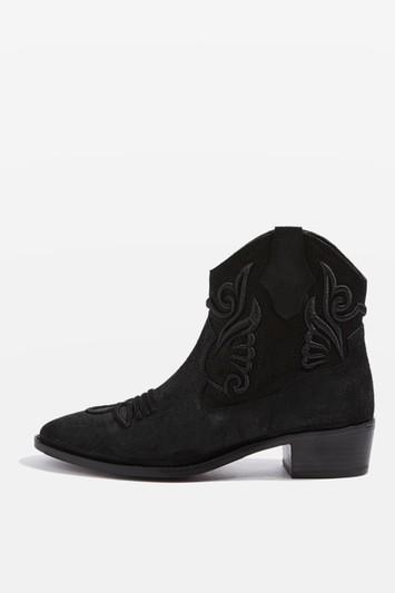 Topshop Apple Western Boots