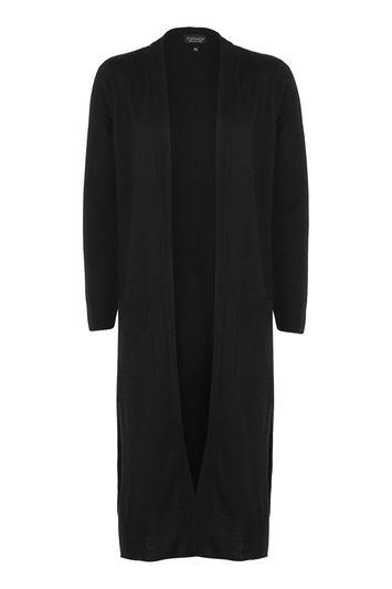 Topshop Fine Gauge Midi Cardigan