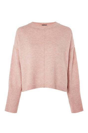 Topshop Tall Ribbed Cropped Sweater