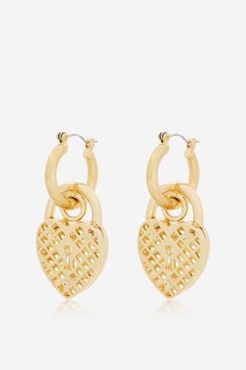Topshop *aida Chunky Padlock Earrings By Skinnydip