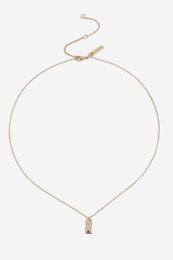 Topshop January Birthstone Ditsy Necklace