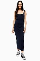 Topshop *ribbed Knitted Dress By Boutique