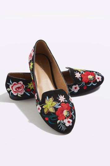 Topshop Saffron Emroidered Slippers