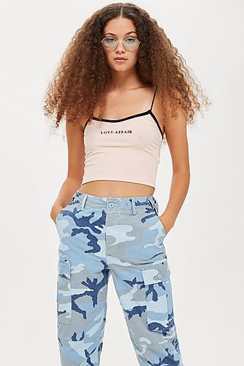 Topshop Petite 'love Affair' Camisole Top