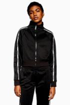 Topshop Tricot Zip Through Jacket By Ivy Park