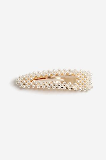 Topshop *pearl Hair Snap Clip