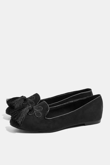 Topshop *wide Fit Sherbet Tassel Loafers