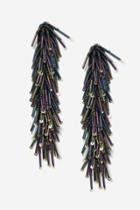 Topshop Petrol Stick Chandelier Earrings