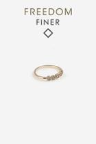 Topshop *freedom Finer Hex Stone Ring
